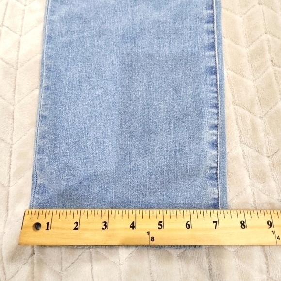 Seven7 High Rise Vintage Straight Distressed Jeans Size 14 New With Tags - Picture 6 of 12